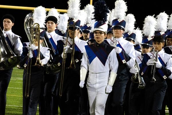 Old Mill High School Marching Band Performing